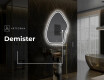 Neregulārais spogulis ar LED apgaismojumu, dekoratīvs dizains G223 #8