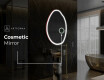 Neregulārais spogulis LED apgaismots dekoratīvais dizains U222 #6