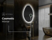 Neregulārais spogulis LED apgaismots dekoratīvais dizains U222 #5