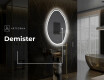 Neregulārais spogulis LED apgaismots dekoratīvais dizains U222 #9