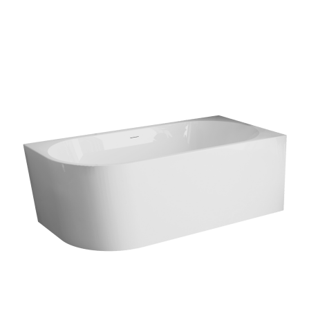 Pie sienas novietojama vannas Astri, 150 cm, labās puses, komplektā ar sifonu, aizbāzni un estētisku pārplūdi #3