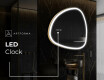 Neregulārais spogulis LED apgaismots dekoratīvais dizains J222 #9