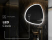 Neregulārais spogulis LED apgaismots dekoratīvais dizains J222 #7