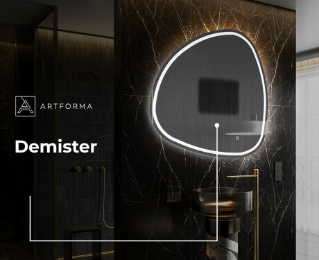Neregulārais spogulis ar LED apgaismojumu, dekoratīvs dizains J223 #8