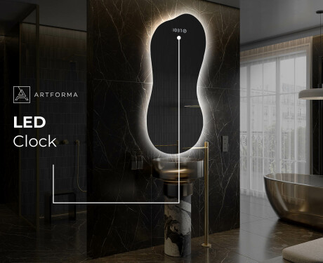 Neregulārais spogulis ar LED apgaismojumu, dekoratīvs dizains K221 #7