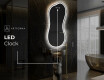 Neregulārais spogulis ar LED apgaismojumu, dekoratīvs dizains K222 #8