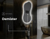 Neregulārais spogulis ar LED apgaismojumu, dekoratīvs dizains K222 #8