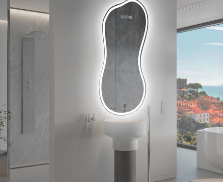 Neregulārais spogulis ar LED apgaismojumu, dekoratīvs dizains K222 #9