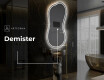 Neregulārais spogulis ar LED apgaismojumu, dekoratīvs dizains K223 #8
