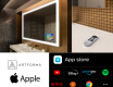 Dizainera LED vannas istabas spogulis ar aizmugurējo apgaismojumu L01 #6
