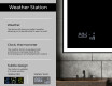 Dizainera LED vannas istabas spogulis ar aizmugurējo apgaismojumu L01 #5