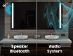 Dizainera LED vannas istabas spogulis ar aizmugurējo apgaismojumu L02 #5