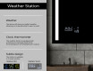 Dizainera LED vannas istabas spogulis ar aizmugurējo apgaismojumu L02 #5