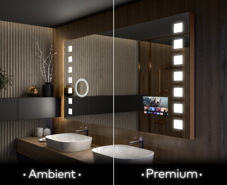 Lustro Łazienkowe Podświetlane LED03