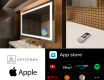 Dizainera LED vannas istabas spogulis ar aizmugurējo apgaismojumu L15 #6