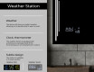 Dizainera LED vannas istabas spogulis ar aizmugurējo apgaismojumu L27 #5