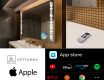 Dizainera LED vannas istabas spogulis ar aizmugurējo apgaismojumu L38 #6