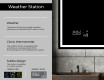 Dizainera LED vannas istabas spogulis ar aizmugurējo apgaismojumu L49 #5