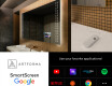 Dizainera LED vannas istabas spogulis ar aizmugurējo apgaismojumu L55 #4