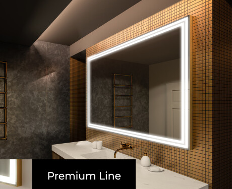 Lustro LED Łazienkowe Podświetlane LED57 #2