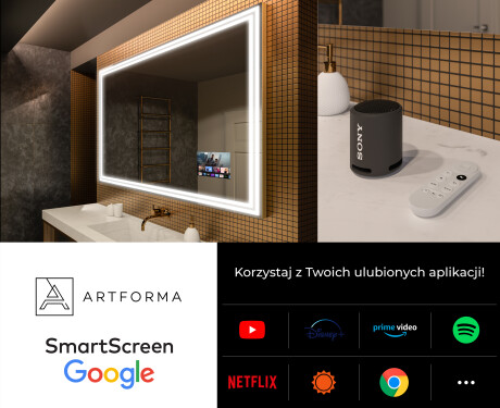 Lustro LED Łazienkowe Podświetlane LED57 #6