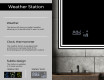 Dizainera LED vannas istabas spogulis ar aizmugurējo apgaismojumu L57 #5