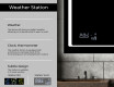 Dizainera LED vannas istabas spogulis ar aizmugurējo apgaismojumu L61 #5