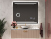 Dizainera LED vannas istabas spogulis ar aizmugurējo apgaismojumu L75 #9