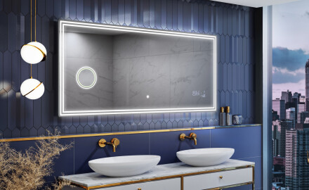 Lustro Łazienkowe z Podświetleniem LED - SlimLine L57