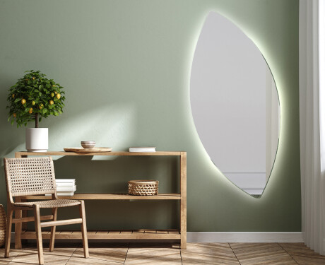 Lustro asymetryczne łazienkowe podświetlane LED L221 #2