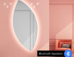 Neregulārais spogulis ar LED apgaismojumu dekoratīvs dizains L221 #7