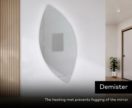 Neregulārais spogulis ar LED apgaismojumu dekoratīvs dizains L221 #8