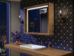 Vannas istabas spogulis ar LED gaismu WoodenFrame
