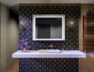 Vannas istabas spogulis ar LED gaismu WoodenFrame #8