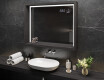 Vannas istabas spogulis ar LED gaismu WoodenFrame #9