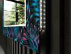 Podświetlane lustro dekoracyjne LED do łazienki - Fluo Tropic #9