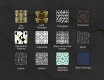 Podświetlane lustro dekoracyjne do łazienki - Red Mosaic #8