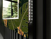 Podświetlane lustro dekoracyjne LED do przedpokoju - Botanical Flowers #9