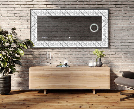 Podświetlane lustro dekoracyjne LED - Marble Uplift #4