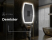 Neregulārais spogulis ar LED apgaismojumu dekoratīvs dizains M222 #8