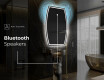 Neregulārais spogulis ar LED apgaismojumu dekoratīvs dizains M223 #6