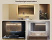 Apgaismots vannas istabas spogulis 60x80/80x60 cm ar neitrālu gaismu 4500K #2