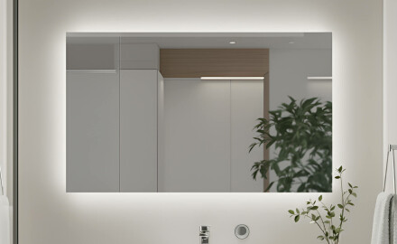 Apgaismots vannas istabas spogulis 60x80/80x60 cm ar neitrālu gaismu 4500K