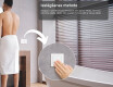 Apaļš apgaismots vannas istabas spogulis 60 cm ar neitrālu gaismu 4500K #3