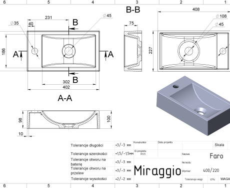 FARO MIRASOFT izlietne
