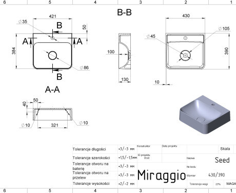 SEED MIRASOFT izlietne