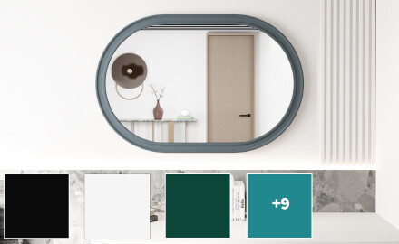 Vannas istabas spogulis ar MDF rāmi L301