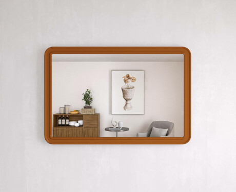 Noapaļots spogulis ar MDF rāmi L299 #2