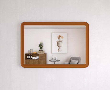 Noapaļots spogulis ar MDF rāmi L299 #10