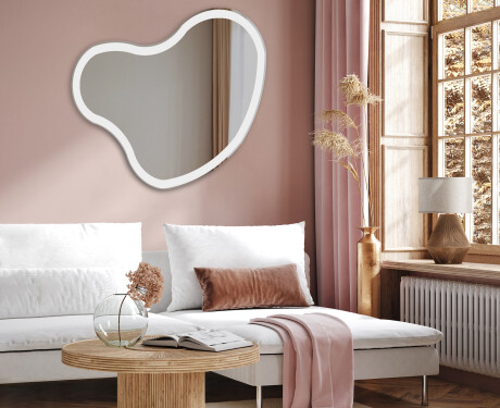 Neregulārais spogulis ar LED apgaismojumu dekoratīvs dizains N222 #5